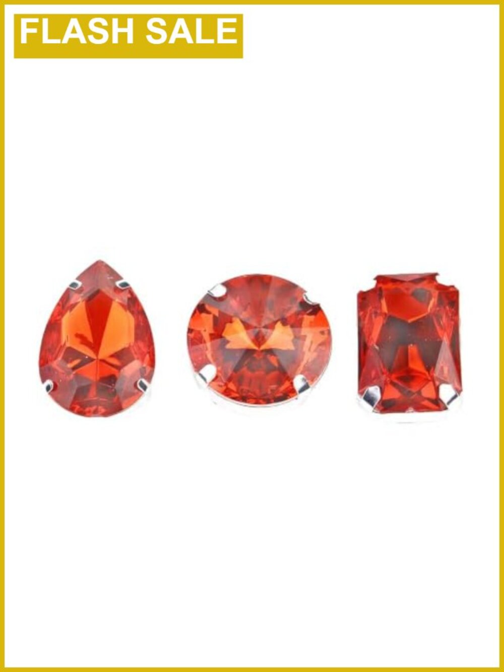 Chunky Rhinestone Statement Rings Stackable Crystal Cocktail Ring Set for Women - Picture 4 of 4